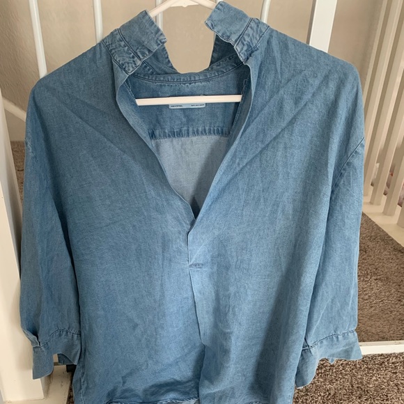 Zara Tops - Zara Denim shirt size M never worn